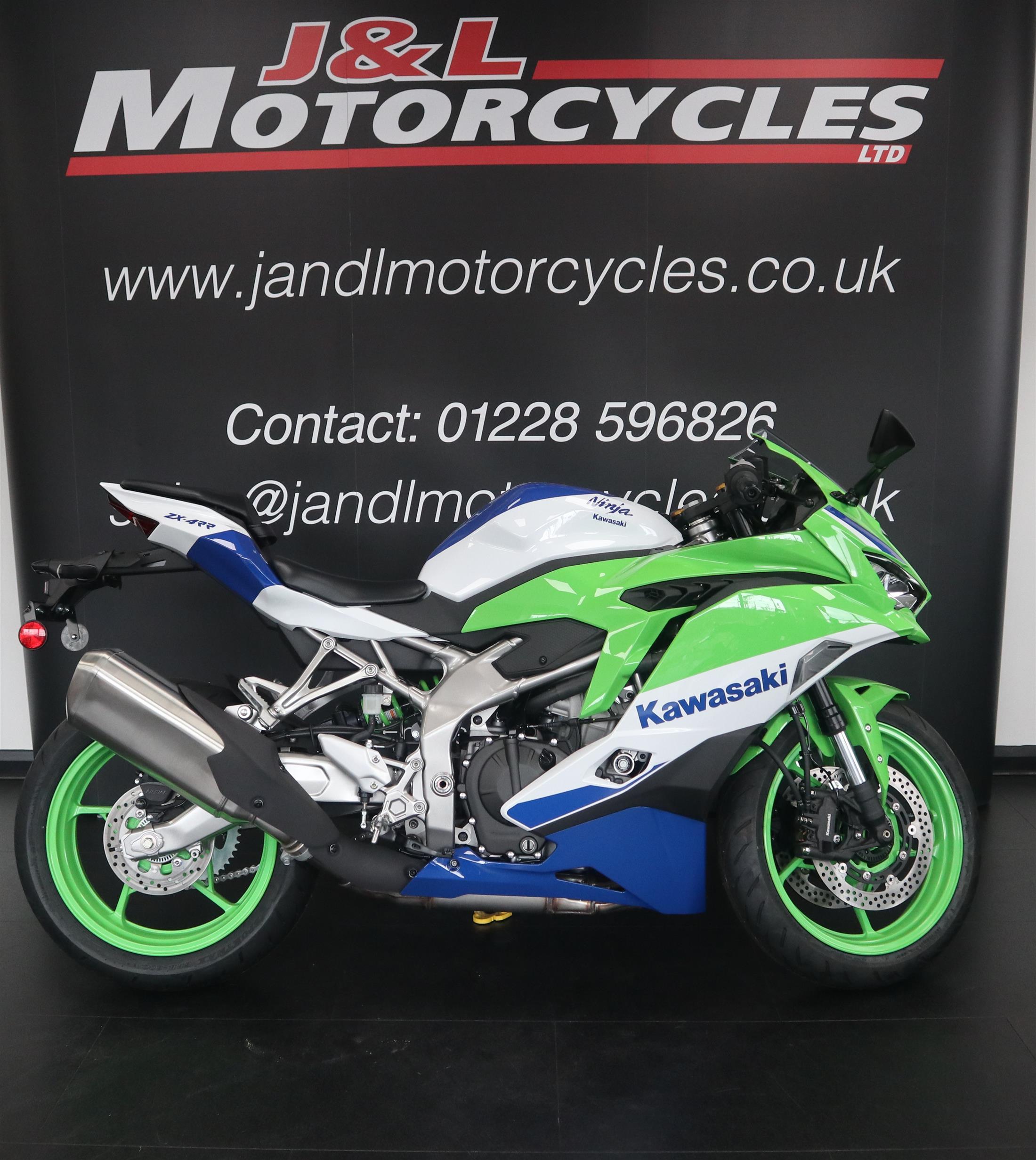 Kawasaki ZX4RR 40th Anniversary Edition, Pre Reg 74 plate, 2024 Model